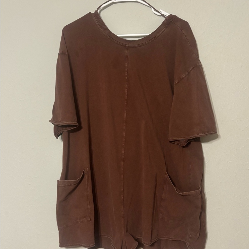 Free People Movement Hot Shot Tee Romper